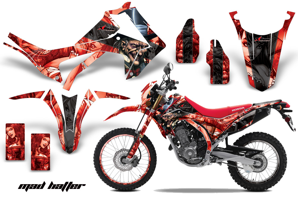 Honda CRF250L 2013 Graphics Kit Decal Mad Hatter RK NPs